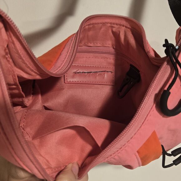 FP Movement by Free People Pink Nothin But Net Sling Belt Bag Crossbody Purse - Picture 5 of 10